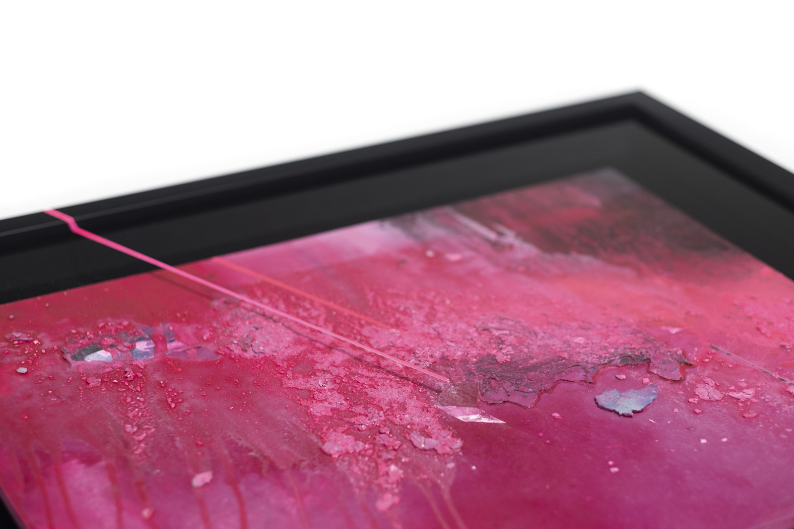 arte contemporáneo abstracto Cuadro magenta